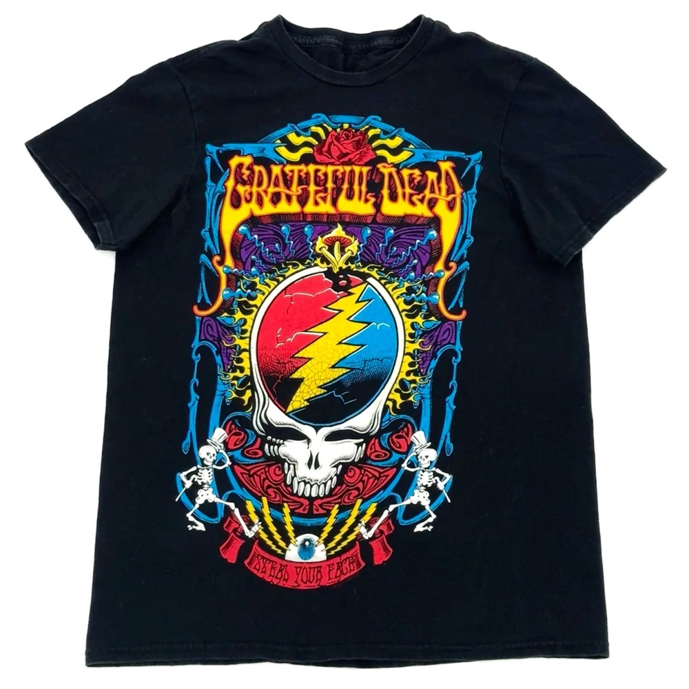 VTG 90s Liquid Blue Grateful Dead Steal Your Face Band Tee